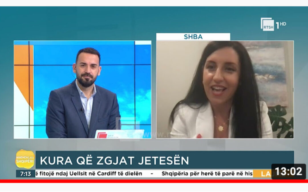 Eneda Interviewed on Albanian National Television