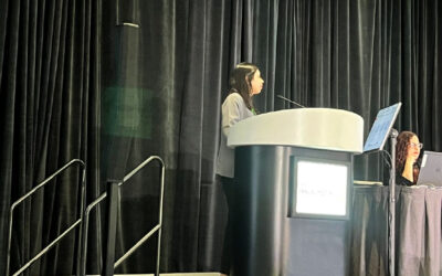 Srushti Kittane presents during the Cancer Epigenetics session at #AACR24